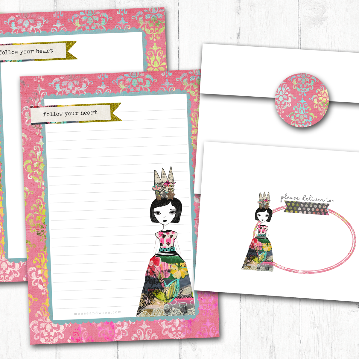 Follow Your Heart Correspondence Set