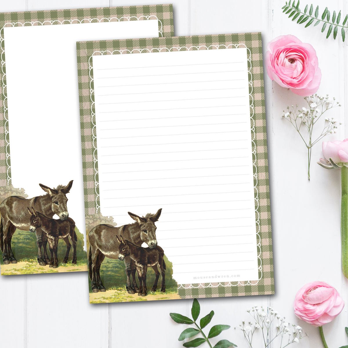 Jenny & Foal Letter Writing Paper